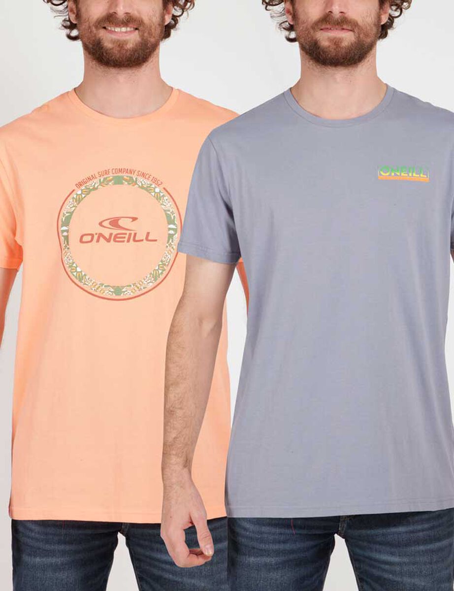 Pack 2 Poleras Manga Corta Hombre O'Neill