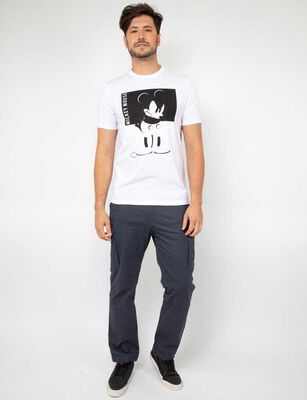 Imagen 2 del producto Polera Dibujos Animados Manga Corta Hombre Zibel Blanco, Color-1, Gris, Negro, Oliva