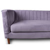 Sof&aacute; Tela Velvet Latam Home Sorrento 2 Cuerpos