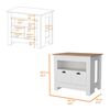 Isla de Cocina TuHome Arlet 2 Puertas Blanco