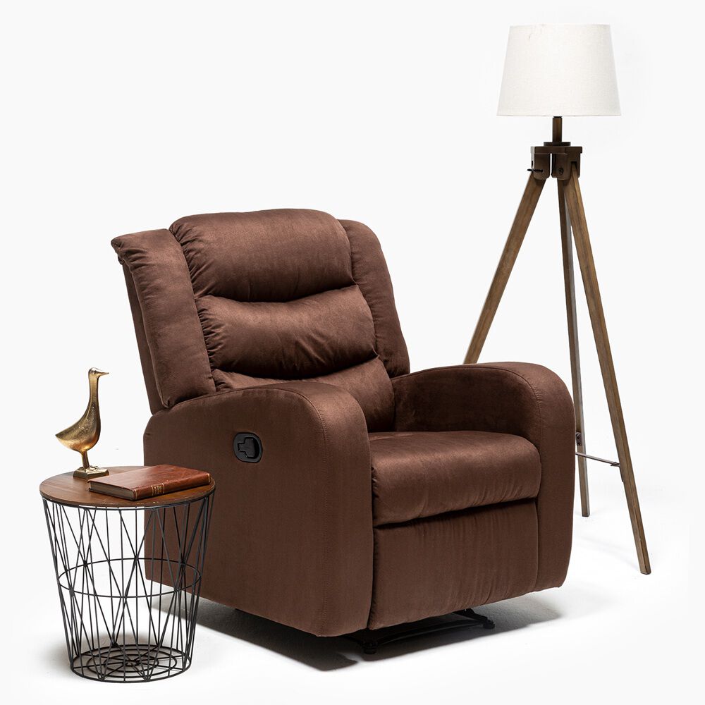 Berger Masajeador Reclinable Daniels con Control Remoto Café