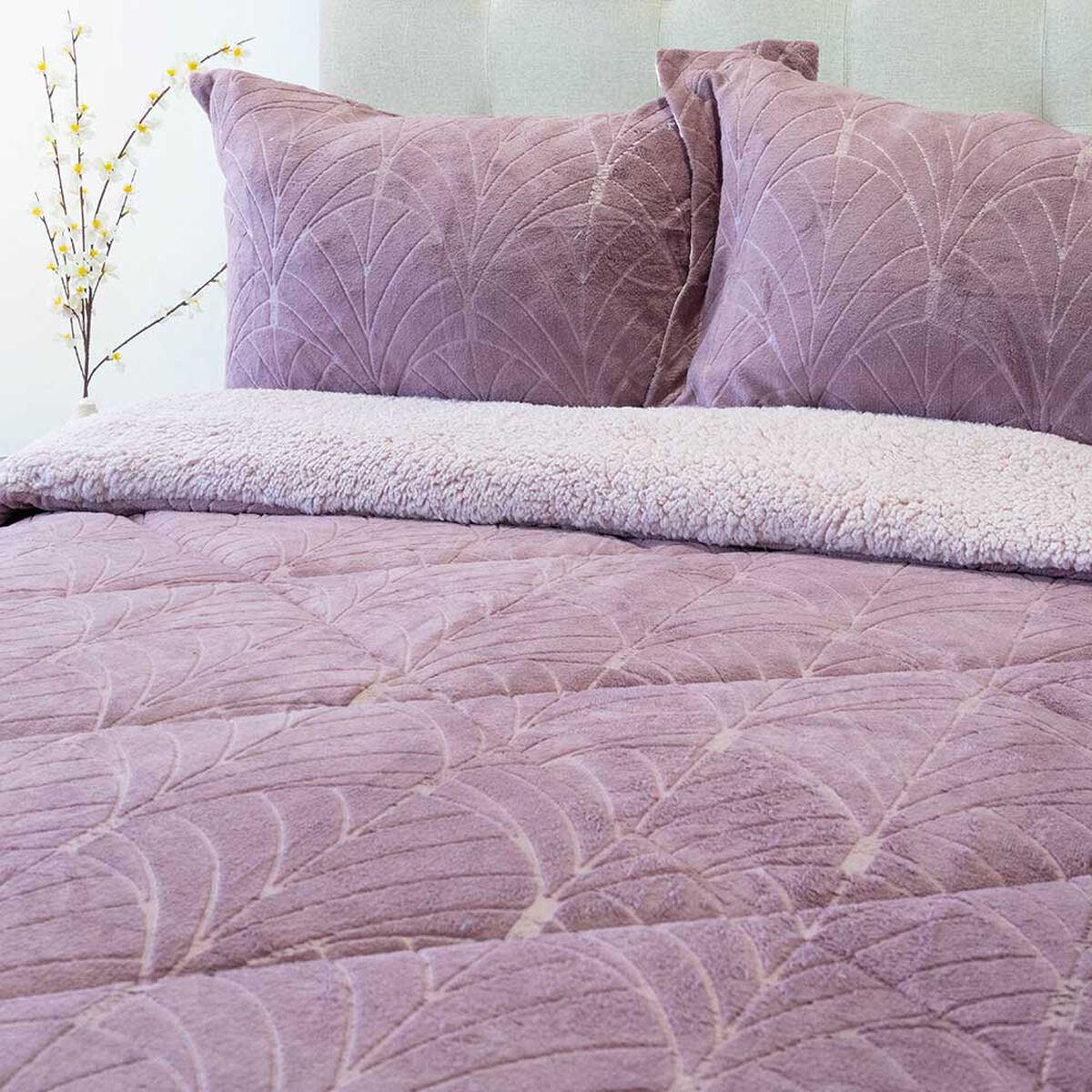Cubrecama Doral Super King Senses Sherpa D1