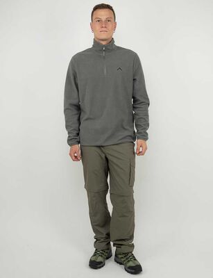 Imagen 2 del producto Polerón Deportivo Hombre Alpinextrem Gris, Negro