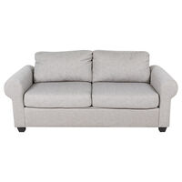 Sofá Cama Tela Rosen Louise 3 Cuerpos Ceniza