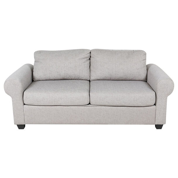 Sofá Cama Tela Rosen Louise 3 Cuerpos Ceniza