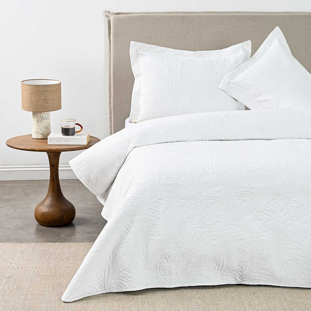 Quilt Cannon Súper King Matelado Blanco