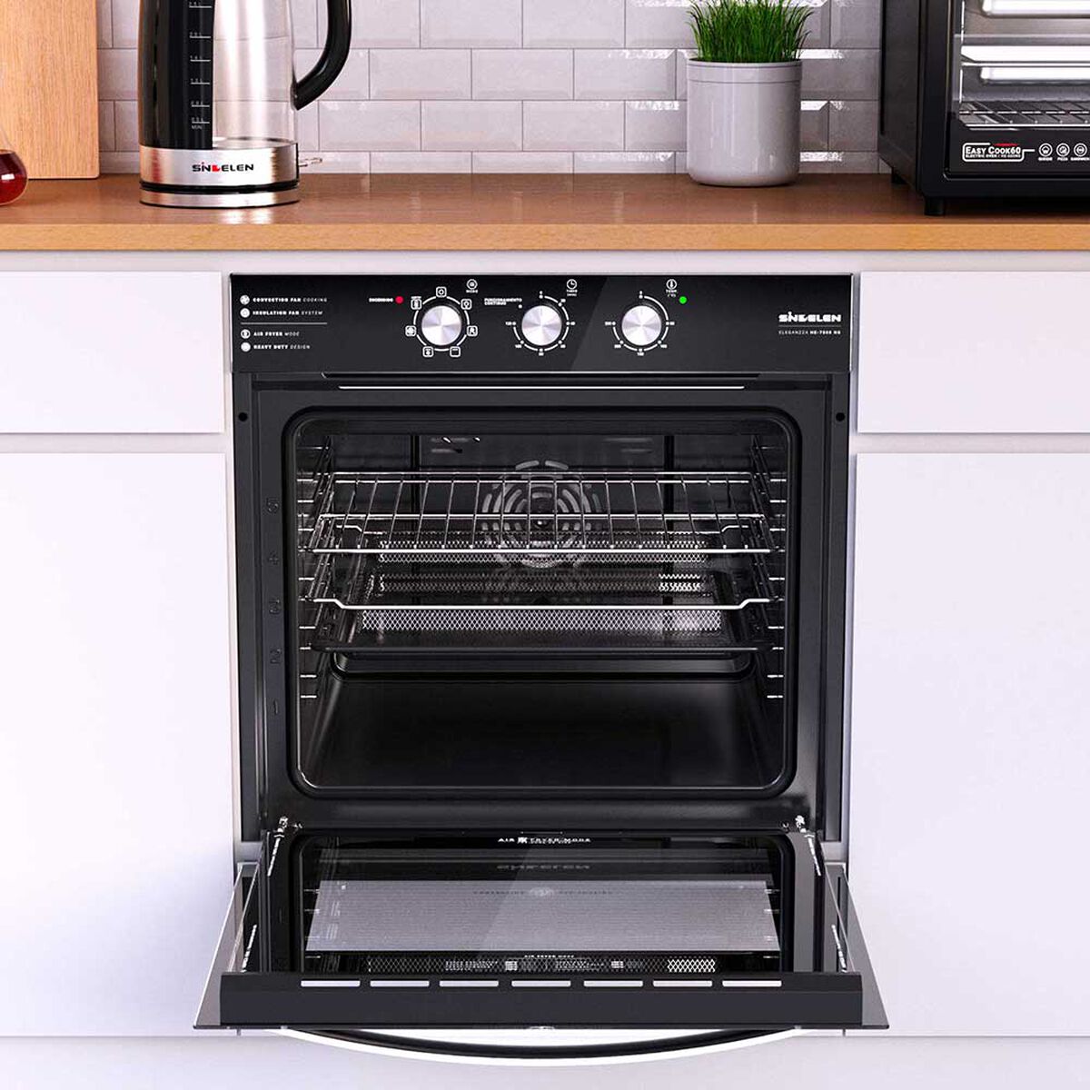 Horno Empotrable Eléctrico Sindelen HE-7500NG 7 lts.