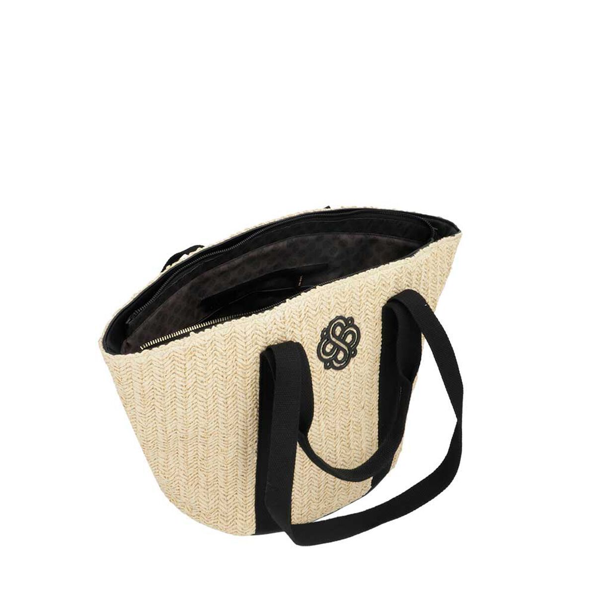 Cartera Tote + Visera Secret Habana SS25 L Negro