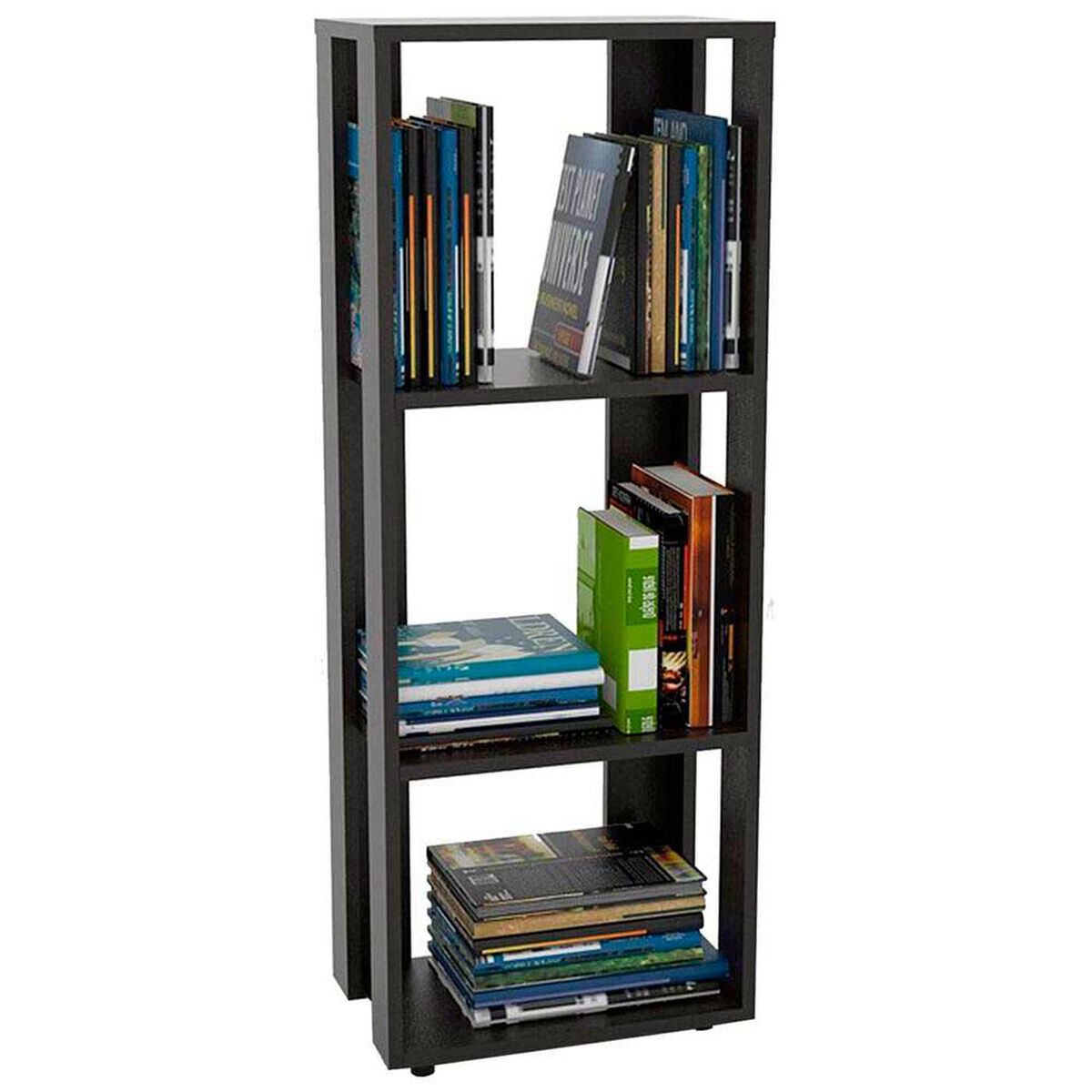 Librero TuHome Office Wengue Negro