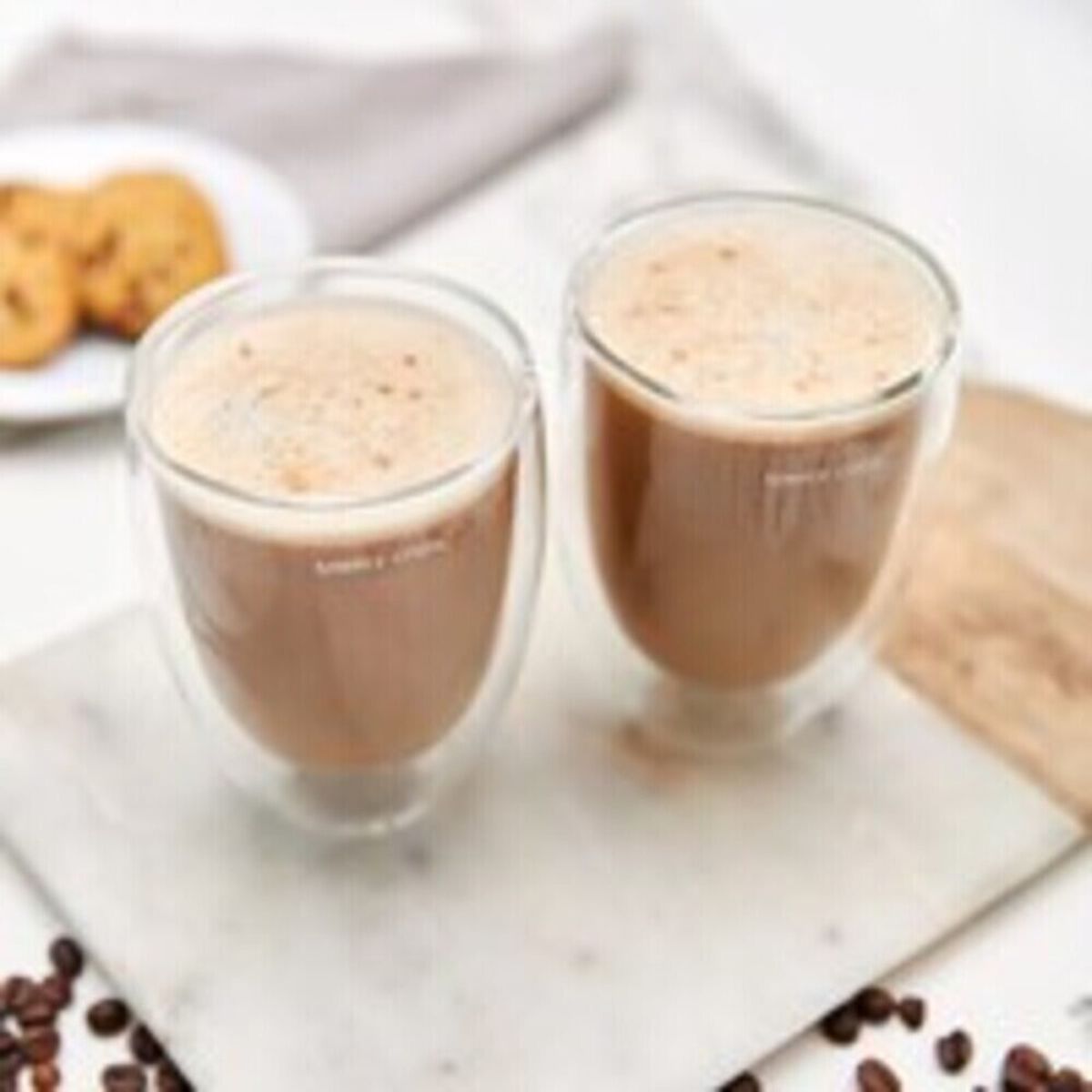 Set 2 Tazas Simple Cook Latte Blanco