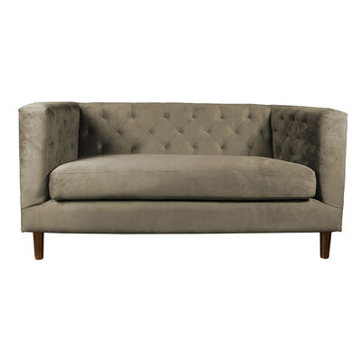 Sofá Tela Velvet Latam Home Brescia 2 Cuerpos