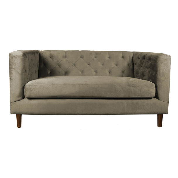 Sofá Tela Velvet Latam Home Brescia 2 Cuerpos