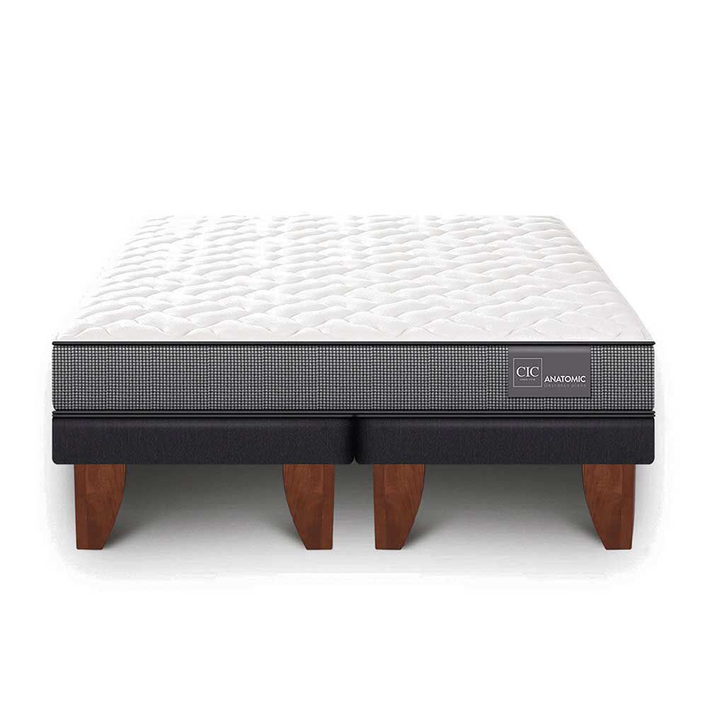 Cama Europea CIC Base Dividida 2 Plazas Anatomic
