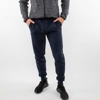 Pantalón Deportivo Hombre Lotto Azul, Emerald, Melange, Negro