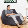 Pouf Innovamuebles Paris Tela Calafate Negro 