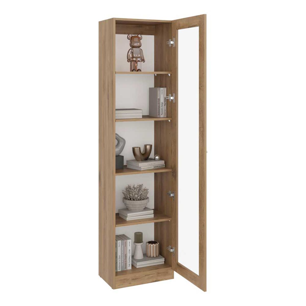 Vitrina Tuhome Home E6 1 P Macadamia Y Blanco