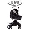 Coche Trav Systm F8006 Negro Bebesit