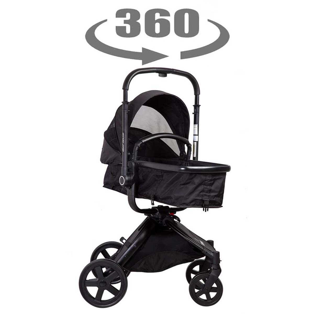 Coche Trav Systm F8006 Negro Bebesit
