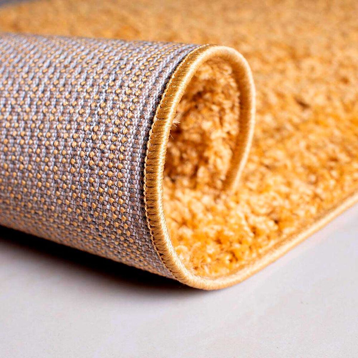 Alfombra Doral Shaggy 200 x 150 cm Amarillo