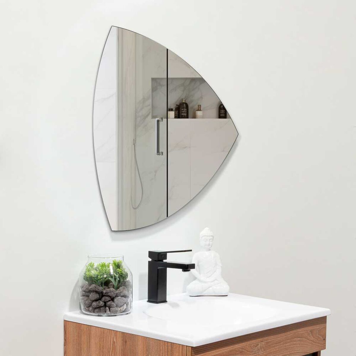 Espejo Tuhome Waxi Irregular 60x60cm