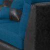 Seccional Black Factory Donato 3 Cuerpos Azul