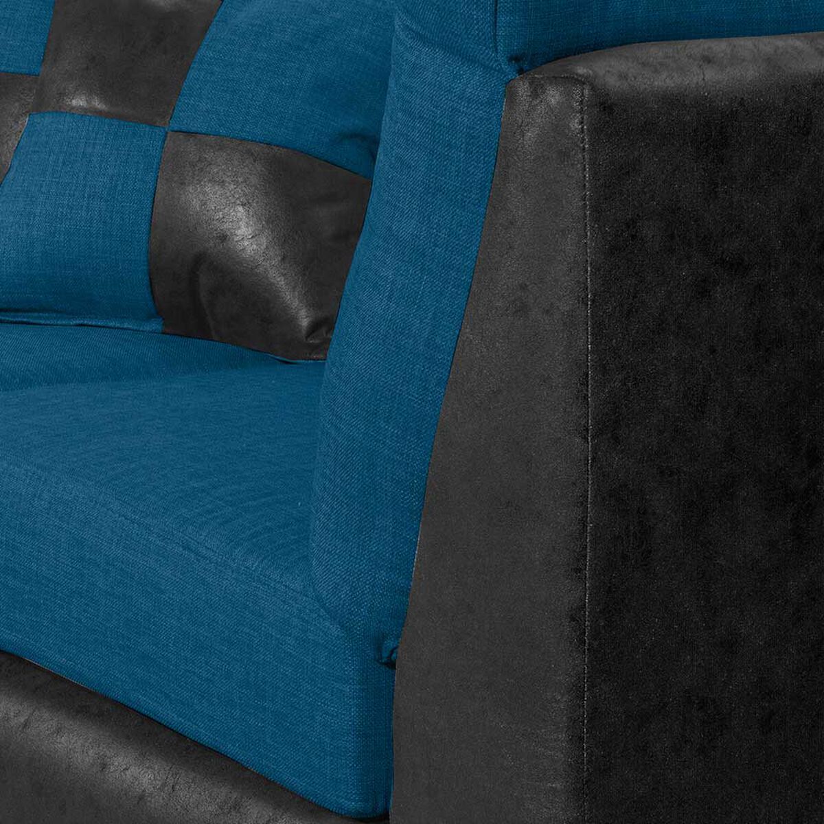 Seccional Black Factory Donato 3 Cuerpos Azul