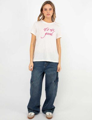 Imagen 2 del producto Polera Con Estampado Mujer Icono Blanco