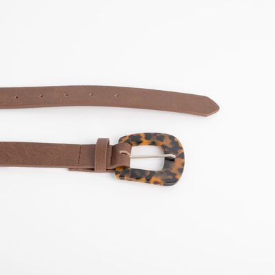 Imagen 2 del producto Cinturón Mujer Zibel Camel, Negro