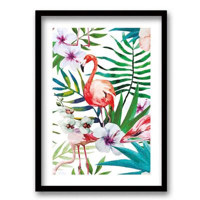 Imagen 1 del producto Cuadro Decorativo Retela Flamenco 40 x 30 cm