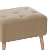 Pouf Latam Home Lyon Lino Beige