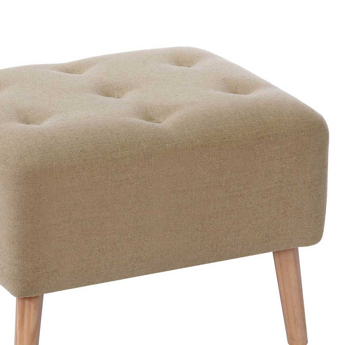 Pouf Latam Home Lyon Lino Beige