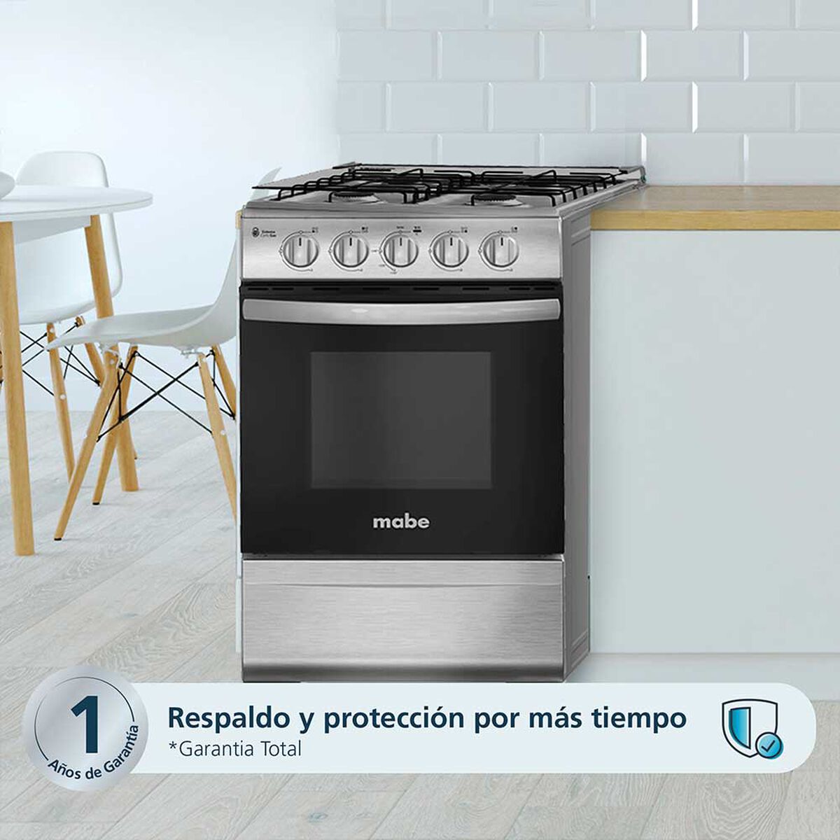Cocina a Gas Mabe CMC5110AX1 4 Quemadores
