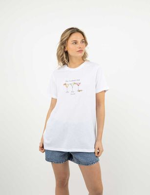 Imagen 1 del producto Polera Con Estampado Manga Corta Mujer Icono Color-2