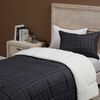 Plum&oacute;n Rosen 1,5 Plazas Sherpa Alaska Multi Negro/Gris
