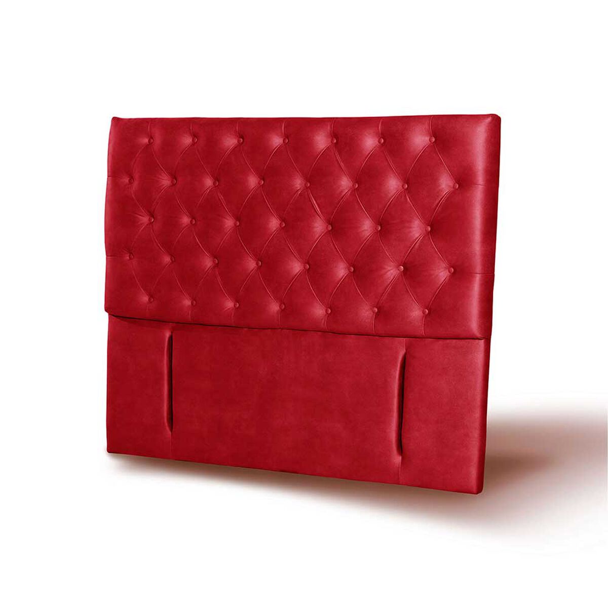 Respaldo Latam Home 2 Plazas Florencia Cuero Rojo