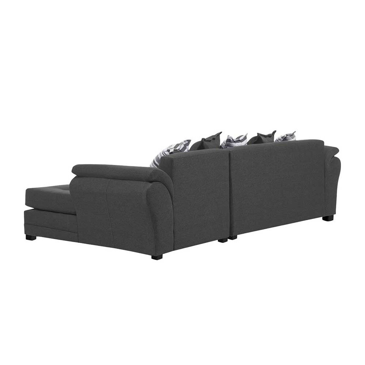 Sof&aacute; Seccional Derecho Living Factory Mustang 4 Cuerpos Marengo