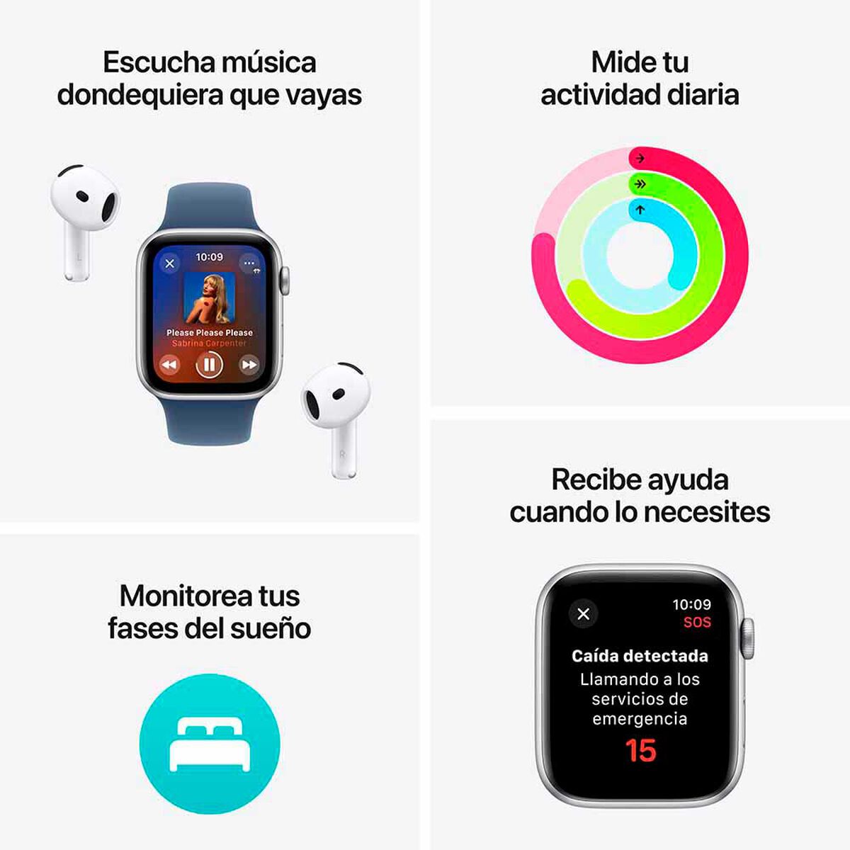Smartwatch Apple Watch SE 40 mm Starlight Aluminum