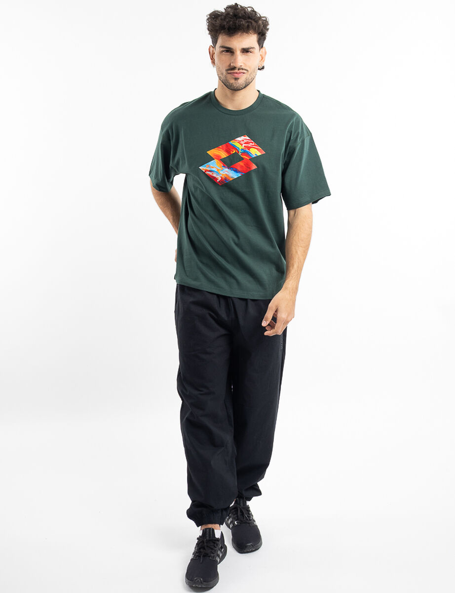 Polera Oversize Print Hombre Lotto Strada