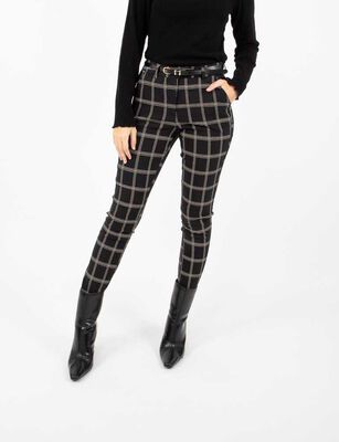 Imagen 1 del producto Pantalón Skinny Mujer Zibel Beige, Color-1, Negro