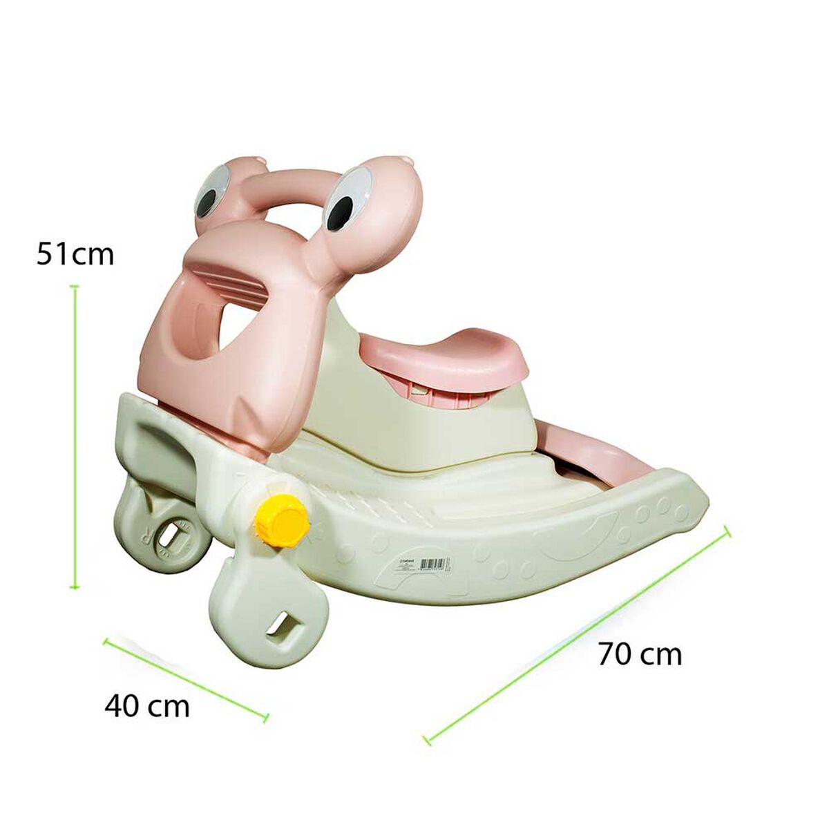 Resbalin Balancin 2 en 1 Rosa Bebesit