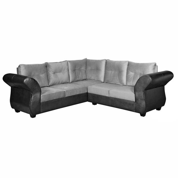 Sofá Seccional Diseño A&M Home Emma Derecho 5 Cuerpos Gris