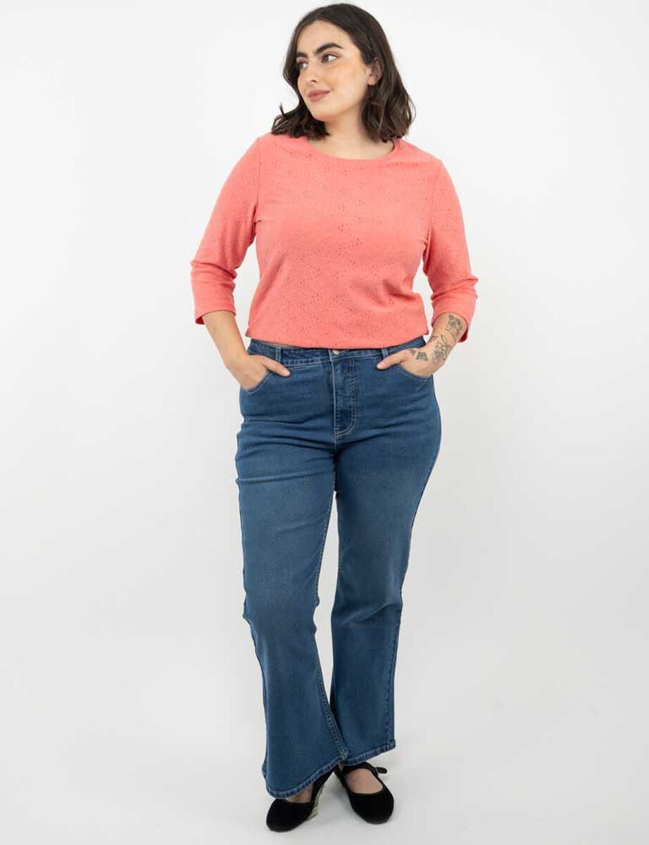Jeans Flare Mujer Extralindas