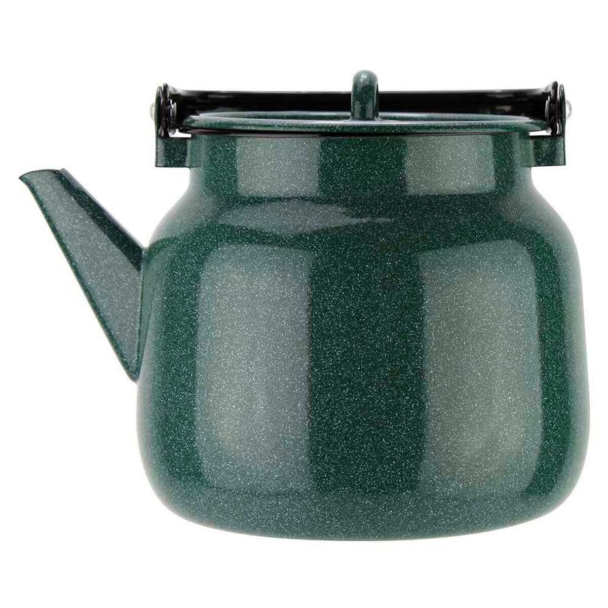 Tetera de Acero Vitrificado Fantuzzi Fundo Verde 3,5 lt