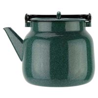 Tetera de Acero Vitrificado Fantuzzi Fundo Verde 3,5 lt