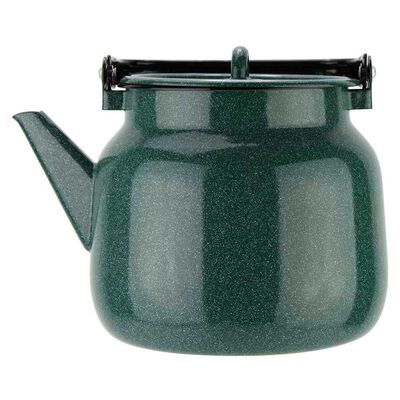 Tetera de Acero Vitrificado Fantuzzi Fundo Verde 3,5 lt