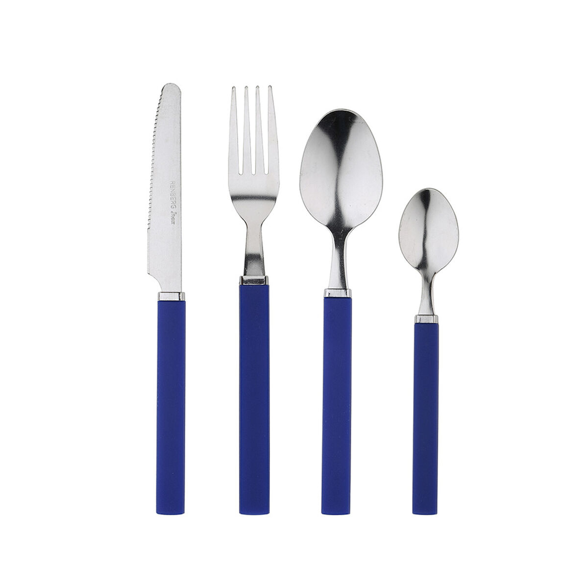 Juego de Cubiertos Bergner Funny Blue 24 Piezas