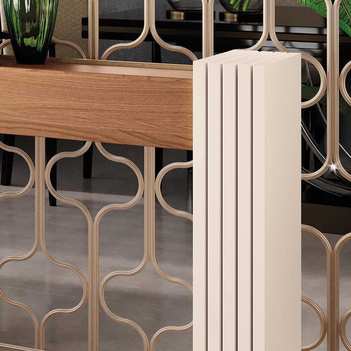 Mesa de Arrimo Jdo & Design Astro Beige 