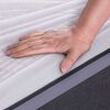 Box Spring CIC 1,5 Plazas Ortopedic Advance + Respaldo + Velador Olmo