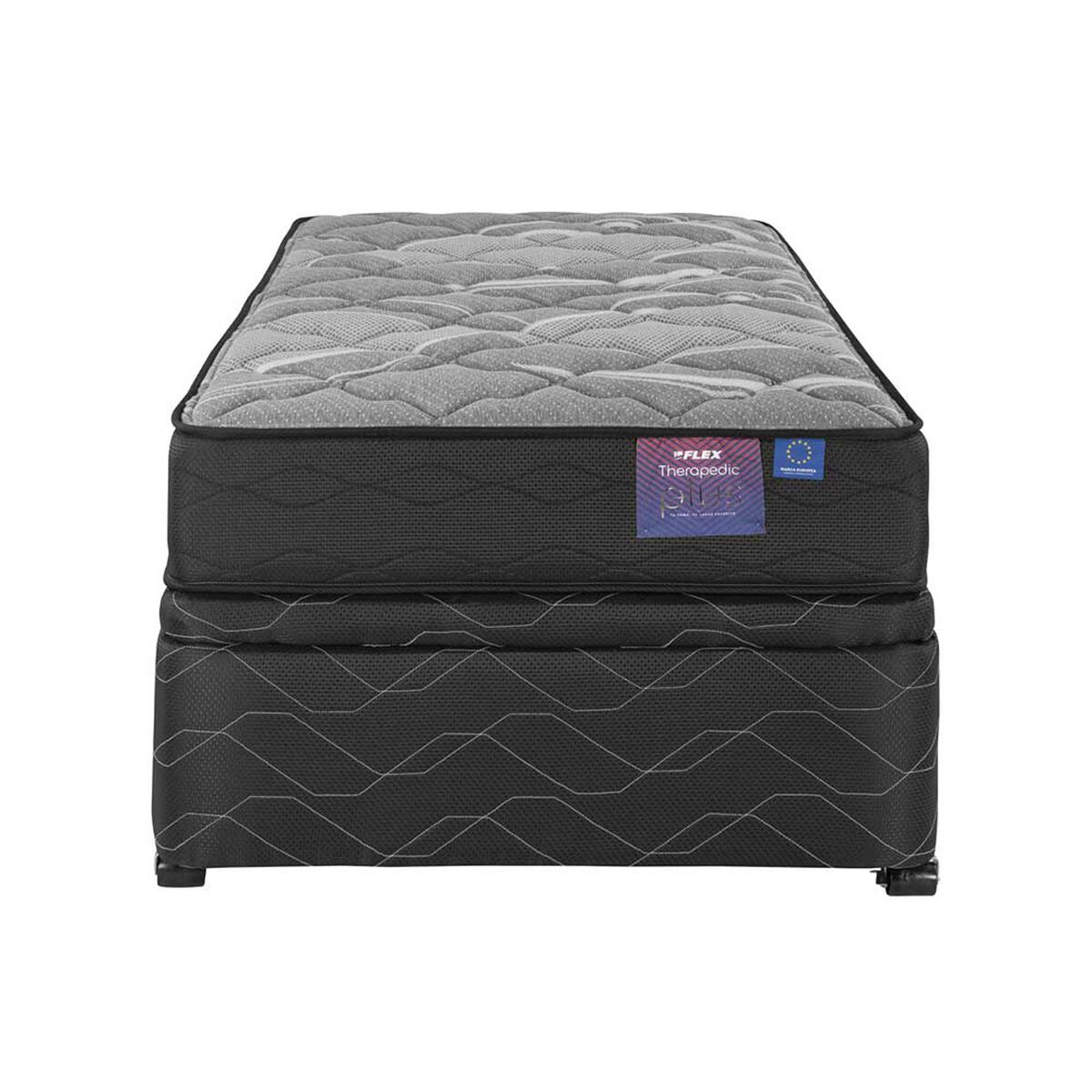 Cama Baúl Flex 1 Plaza Therapedic Plus