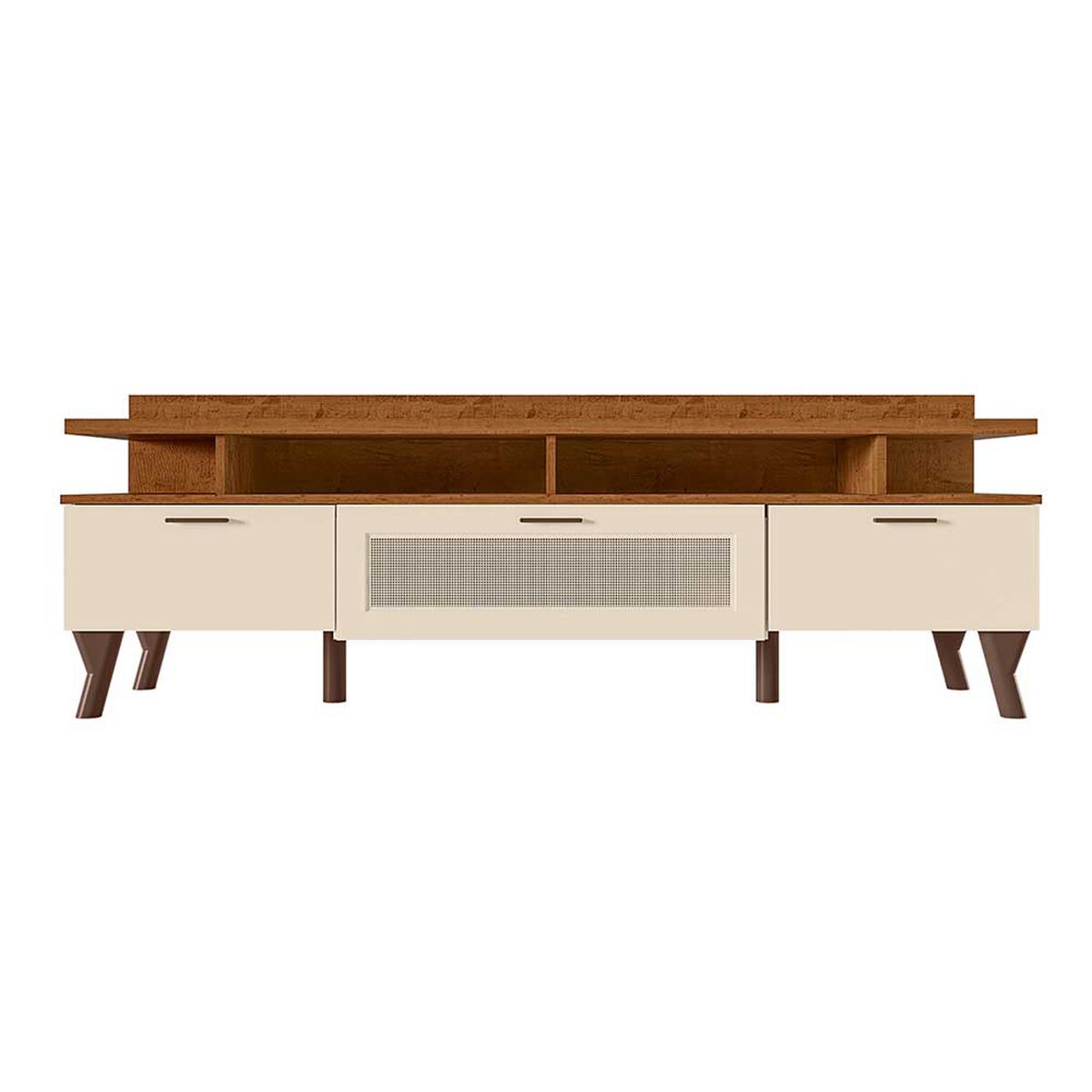 Rack TV Vekkahome Arcade Hasta 70" Beige